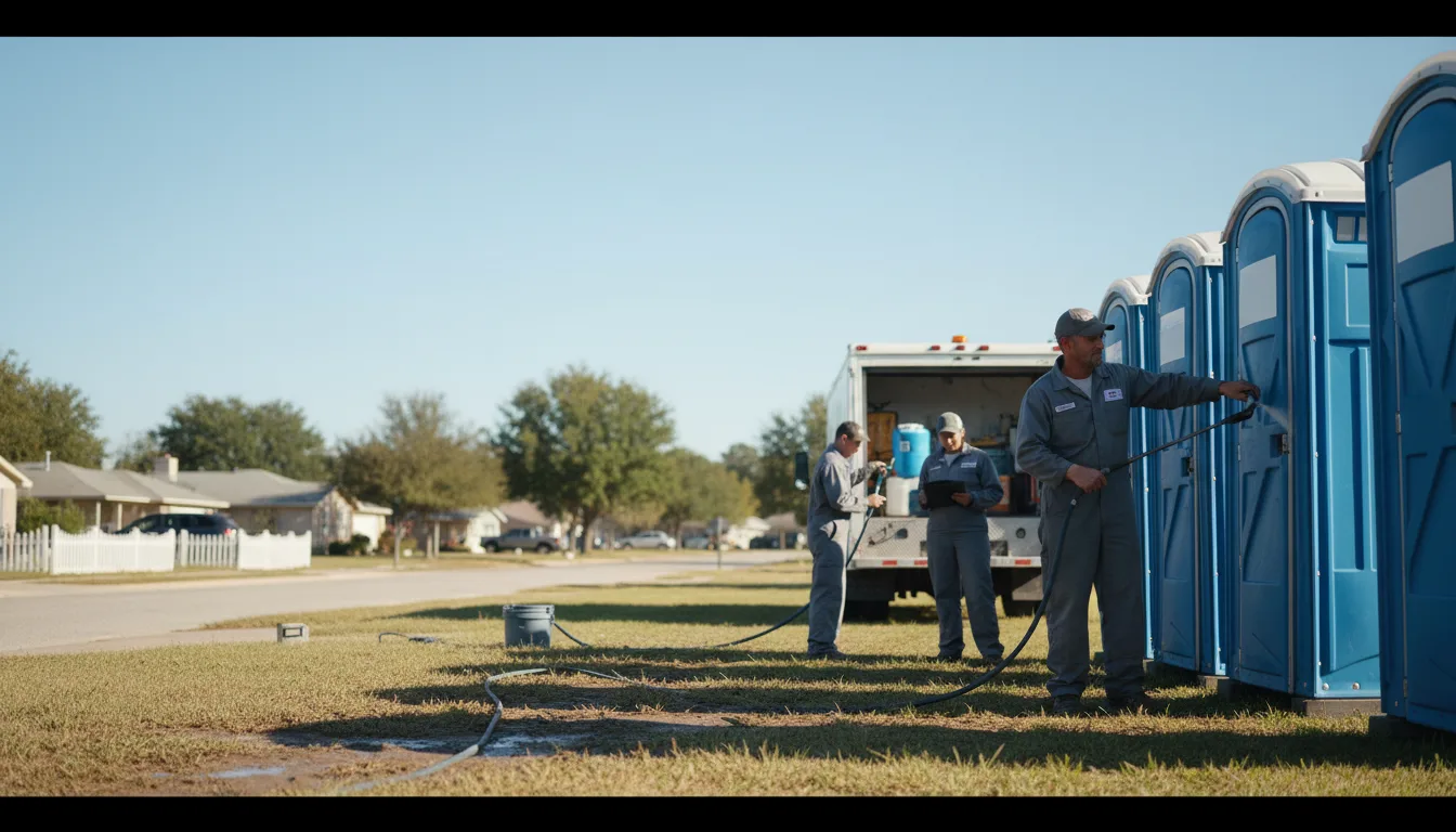 Long-Term Portable Toilet Rental in Dexter, IA near me